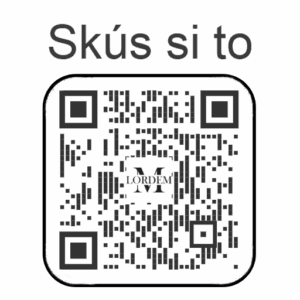 Ukážkový QR kód Memories s logom LORDEM na vyskúšanie