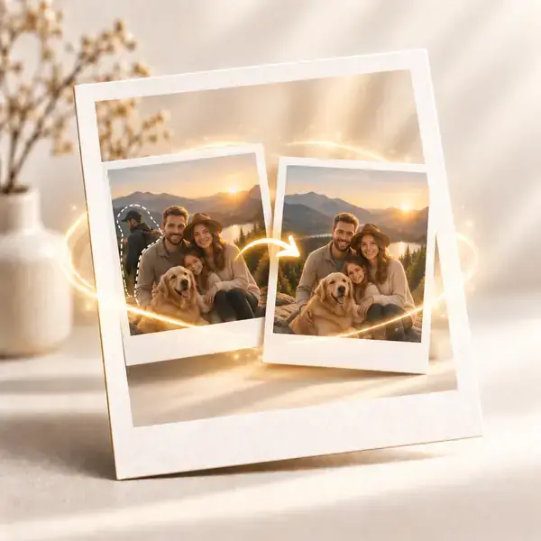 Odstránenie osoby alebo predmetu z fotografie